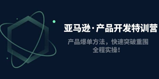 亚马逊·产品开发特训营：产品爆单方法，快速突破重围，全程实操-先锋思维